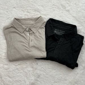 Grunt Style Men's Polo Shirt - Black and Gray Size 2XL